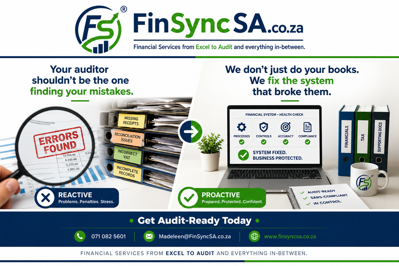 We fix the system